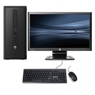HP Stolno računalo ProDesk 600 G1 Mini Tower / Intel Core i3-4130, 8 GB RAM, 120 GB SSD, 23", 1920 x 1080, Intel HD Graphics, Windows 8 Pro, crna